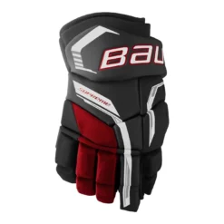 Bauer Hockeyhandskar Supreme F40 Jr Black/Red