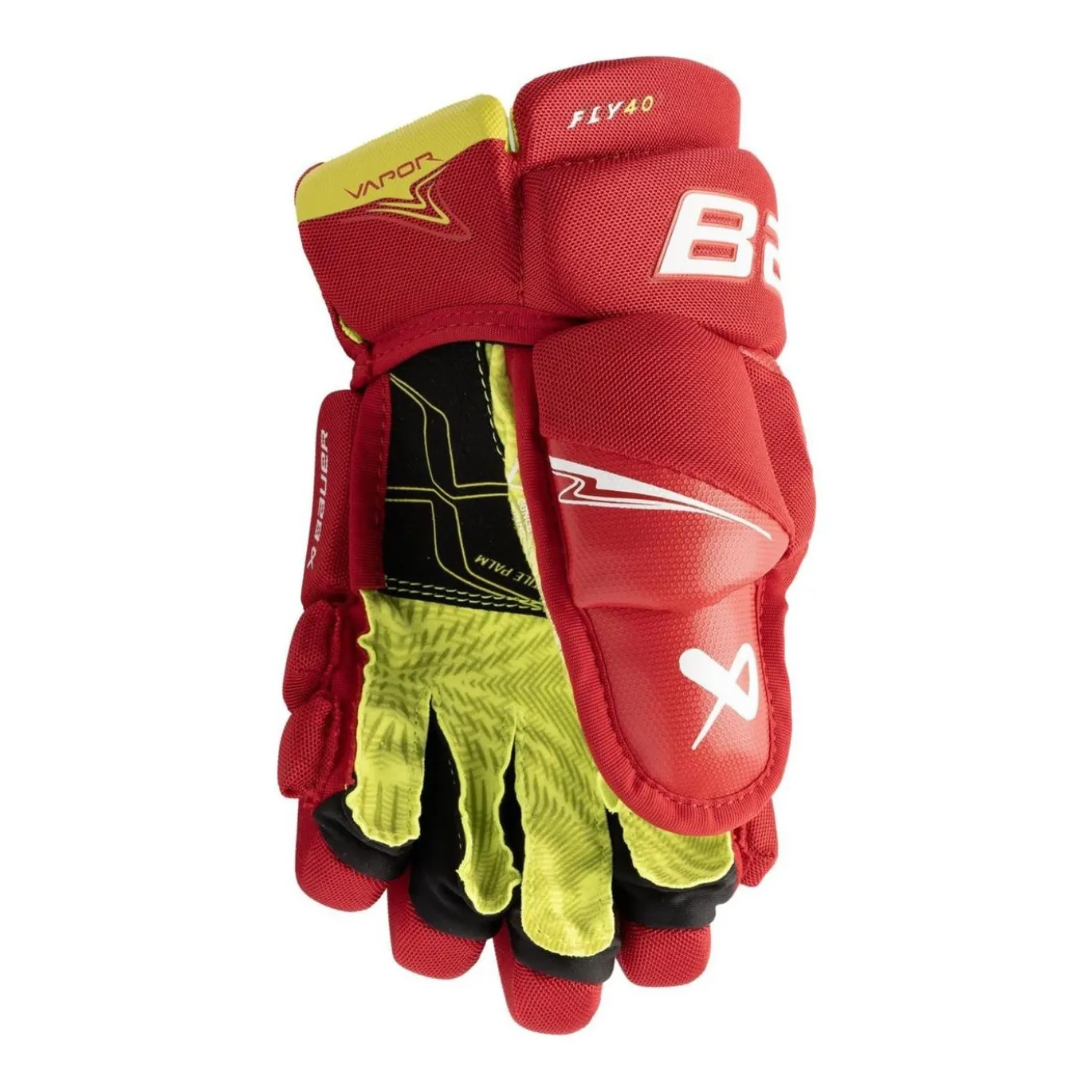 Bauer Hockeyhandskar Vapor Fly40 Jr Red