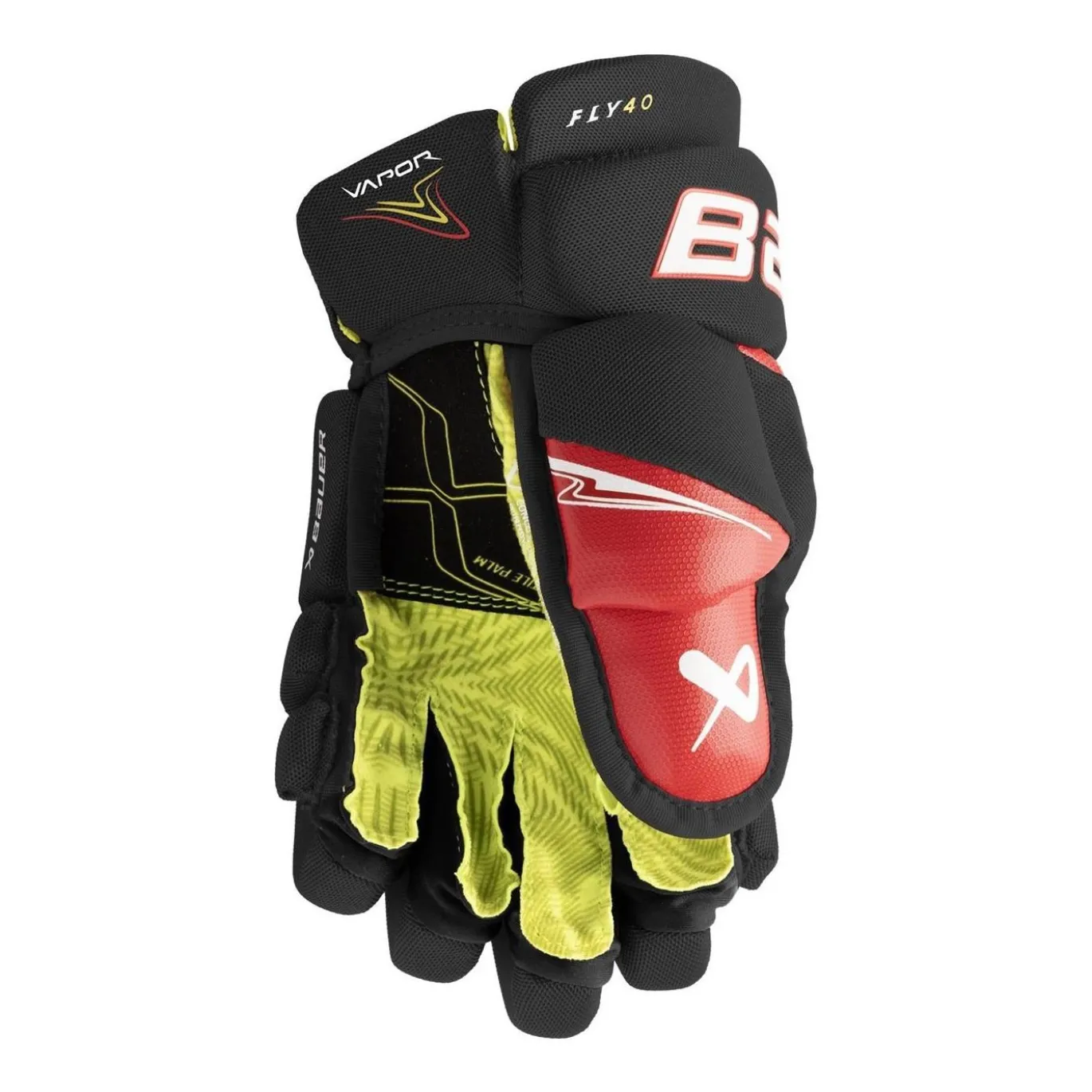 Bauer Hockeyhandskar Vapor Fly40 Jr Black/Red