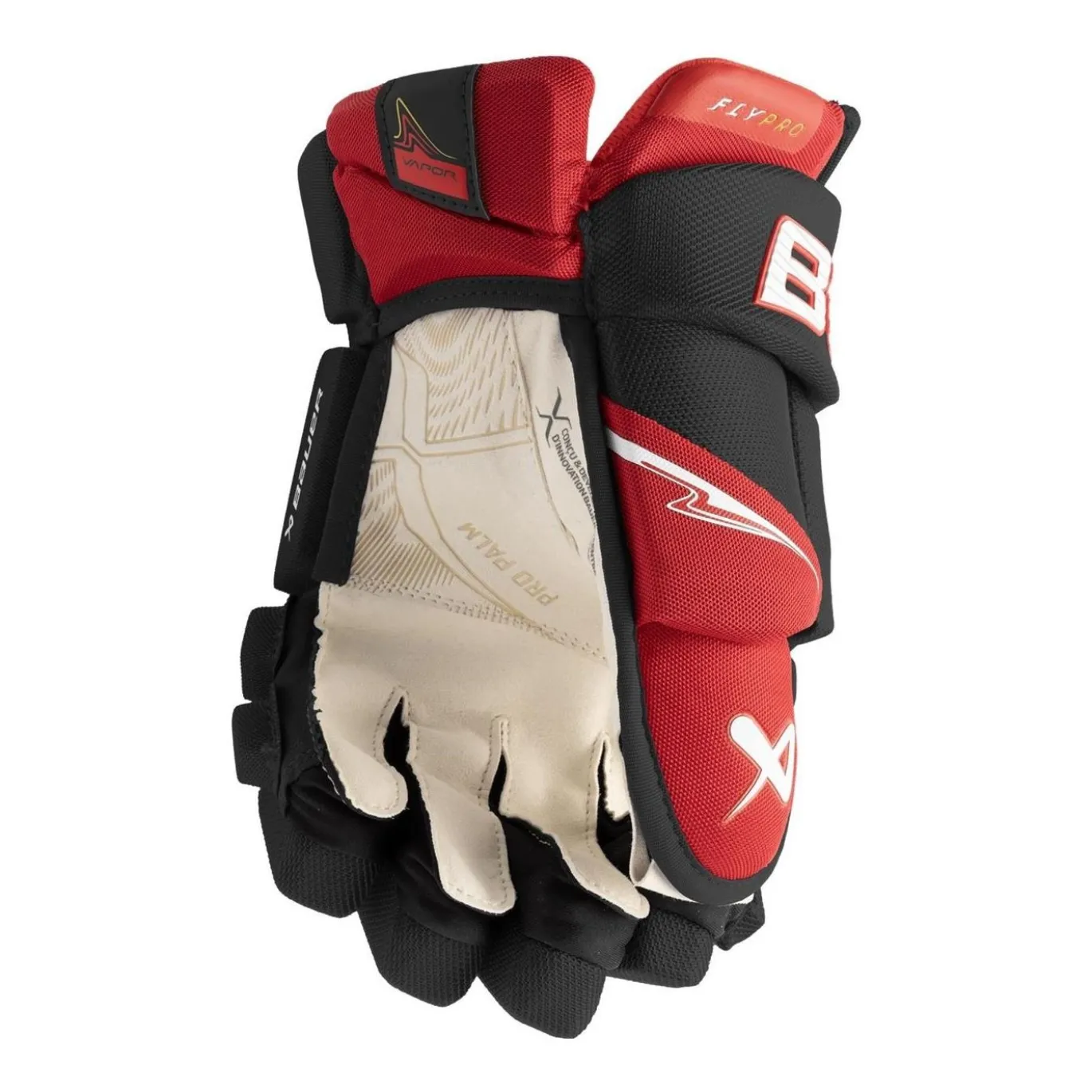Bauer Hockeyhandskar Vapor Flypro Jr Black/Red