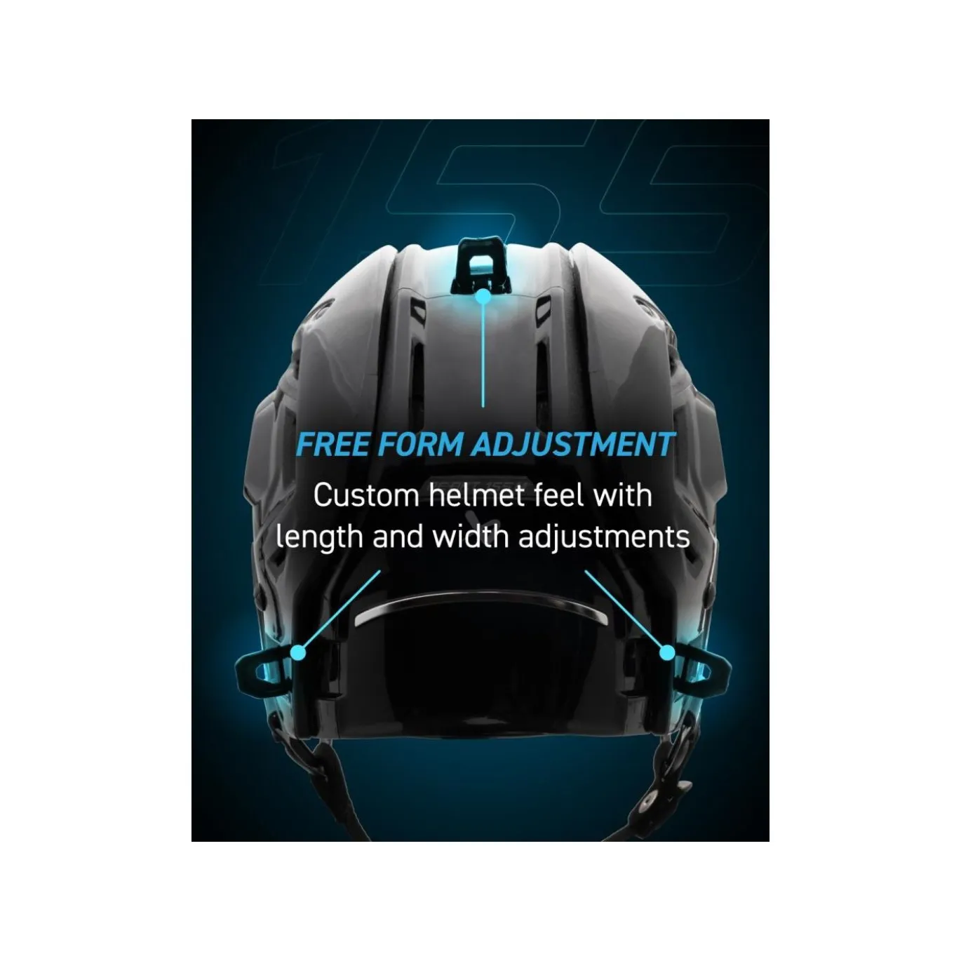Bauer Hockeyhjälm Re-Akt 155 Black