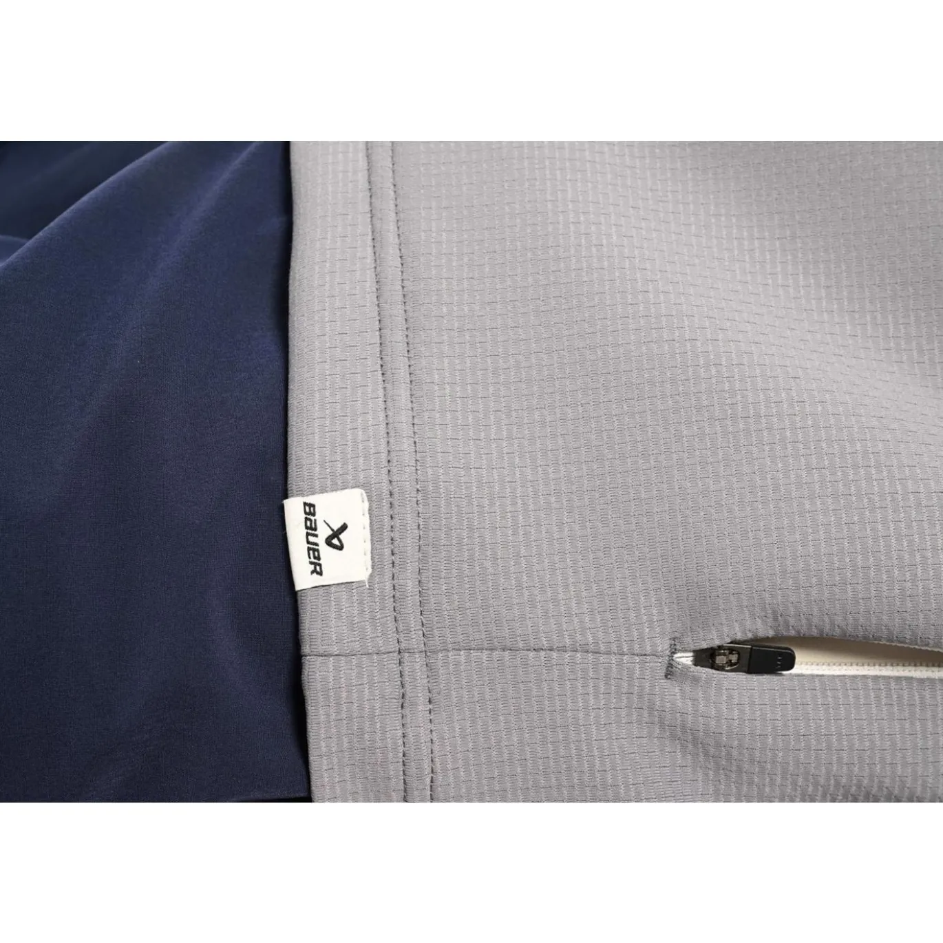 Bauer Hoodie FLC Sr Light Grey