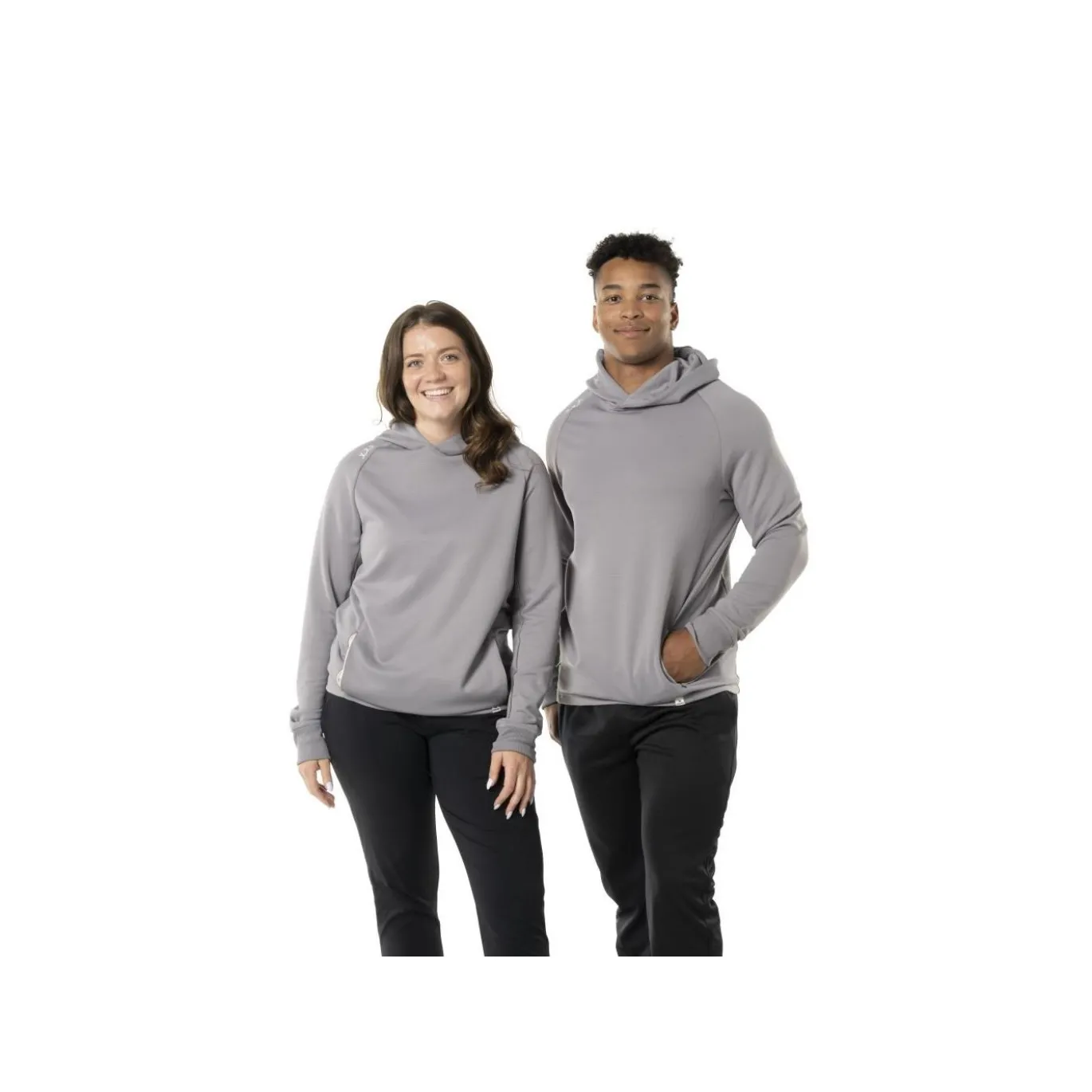Bauer Hoodie FLC Sr Light Grey