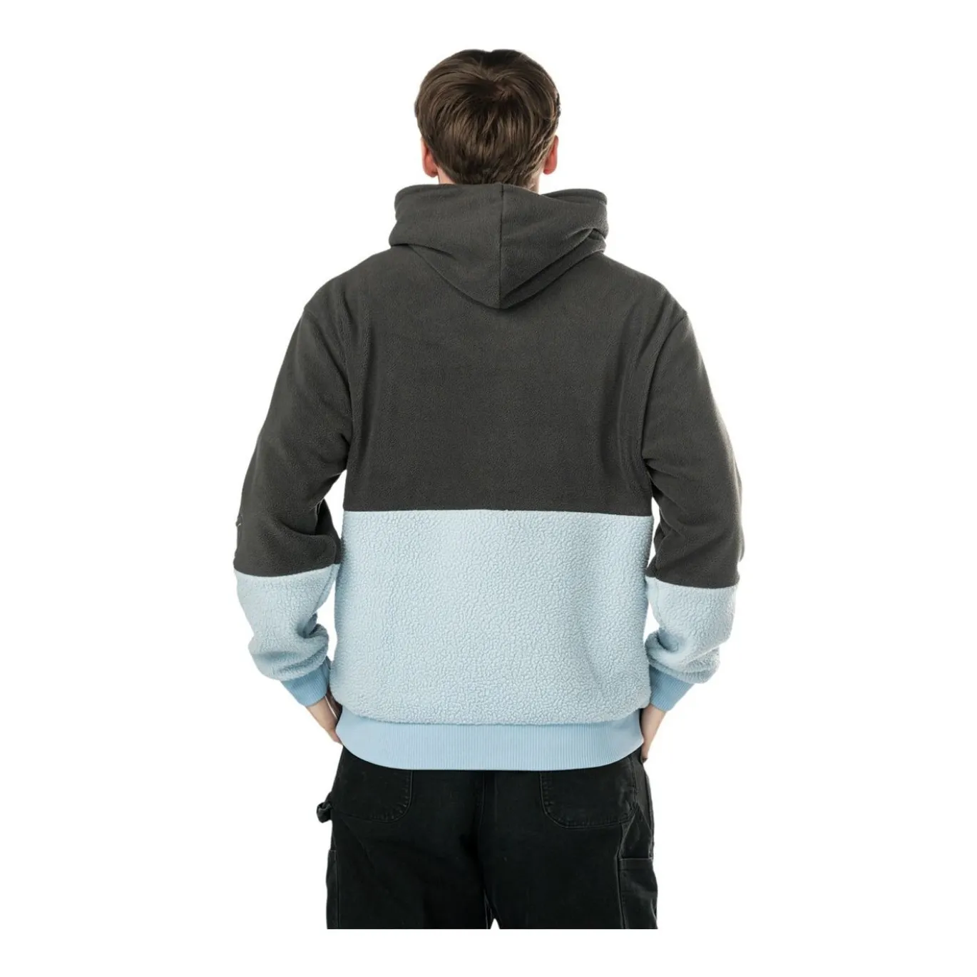 Bauer Hoodie Polar Fleece Sr Volcano/Blue