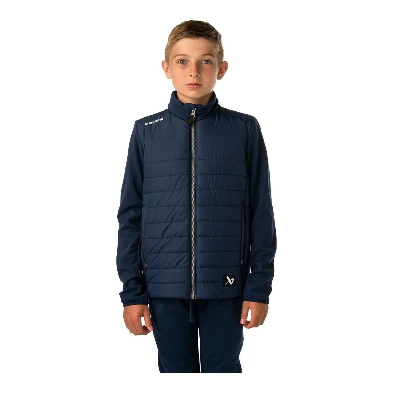 Bauer Jacka Team Hybrid Yth Navy