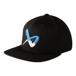 Bauer Keps Flat Brim Snapback Yth Black