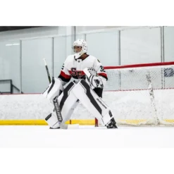 Bauer Målvaktsbenskydd Supreme Shadow Sr White/Red
