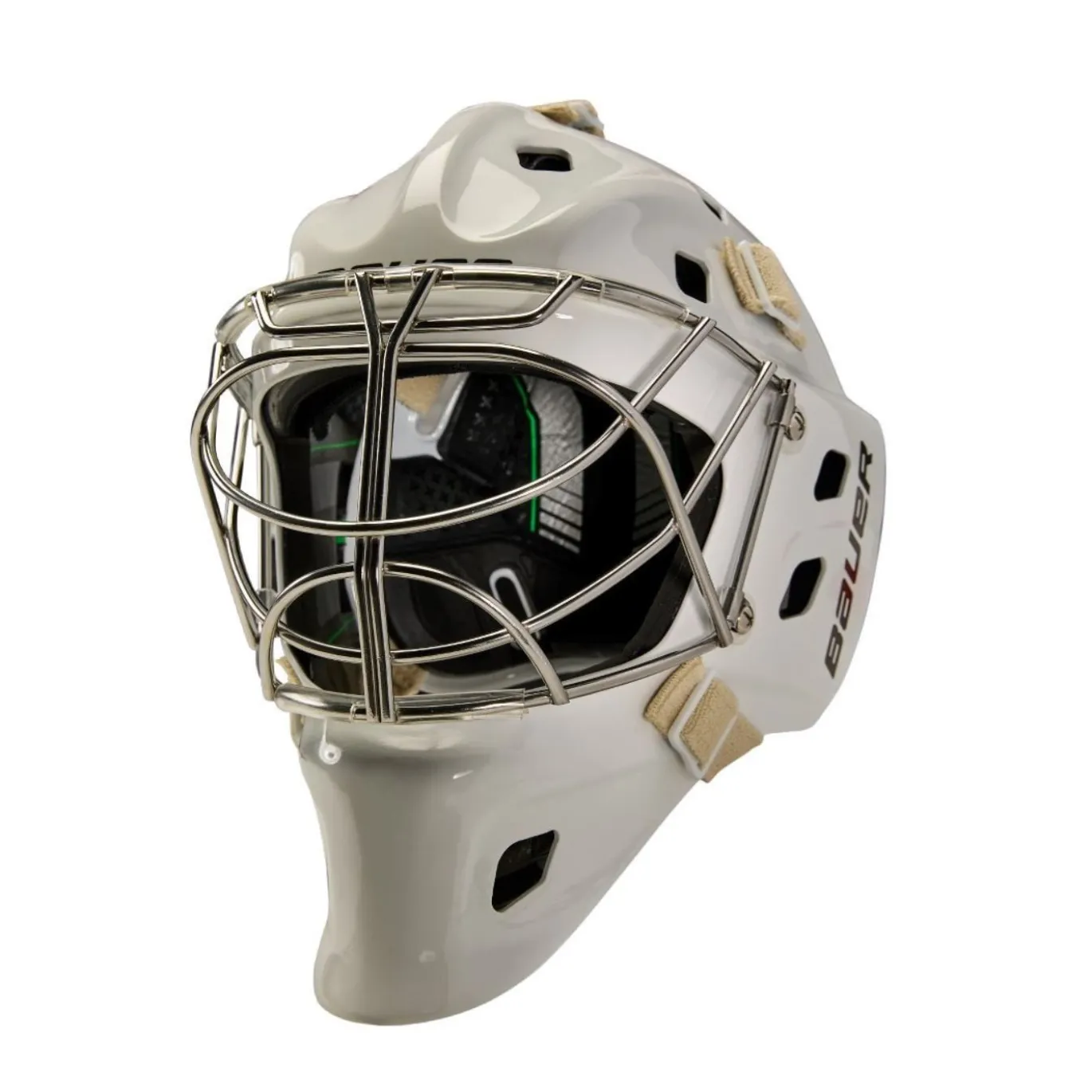Bauer Målvaktsmask Nme One SR Cat Eye White