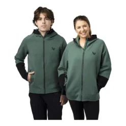 Bauer Tröja FLC Colorblock Fullzip Sr Green