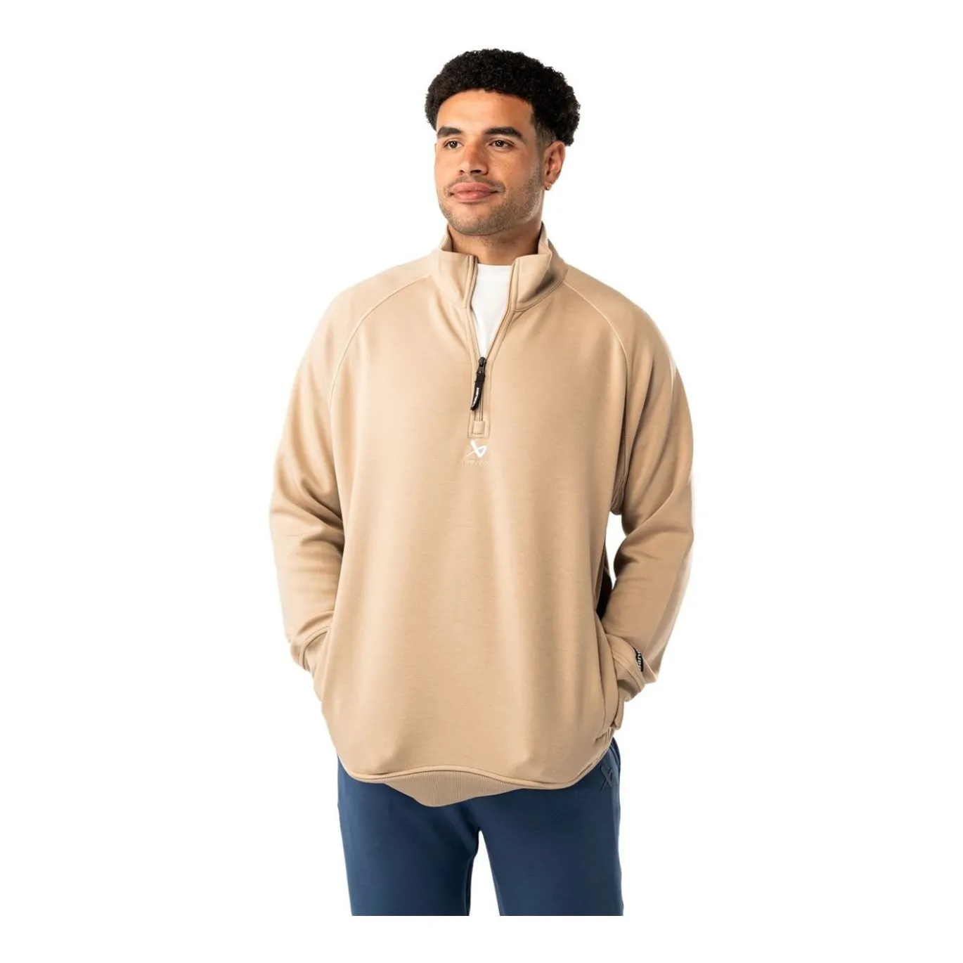 Bauer Tröja FLC 1/4 Zip Sr Desert