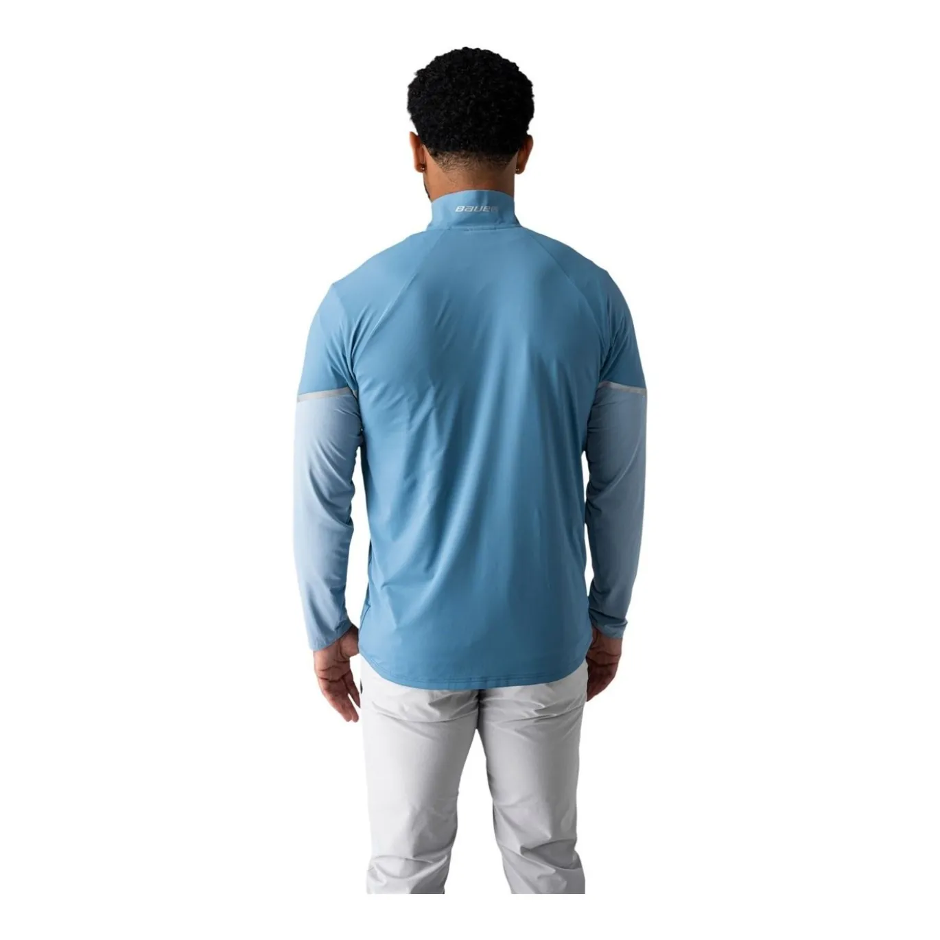 Bauer Tröja Golf Lightweight Knit 1/4 Zip Sr Blue