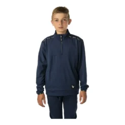 Bauer Tröja Team Fleece 1/2 Zip Yth Navy