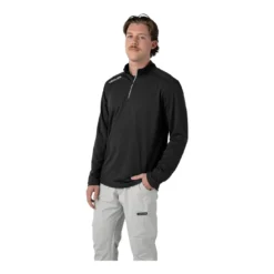 Bauer Tröja Team Performance 1/4 Zip Sr Black