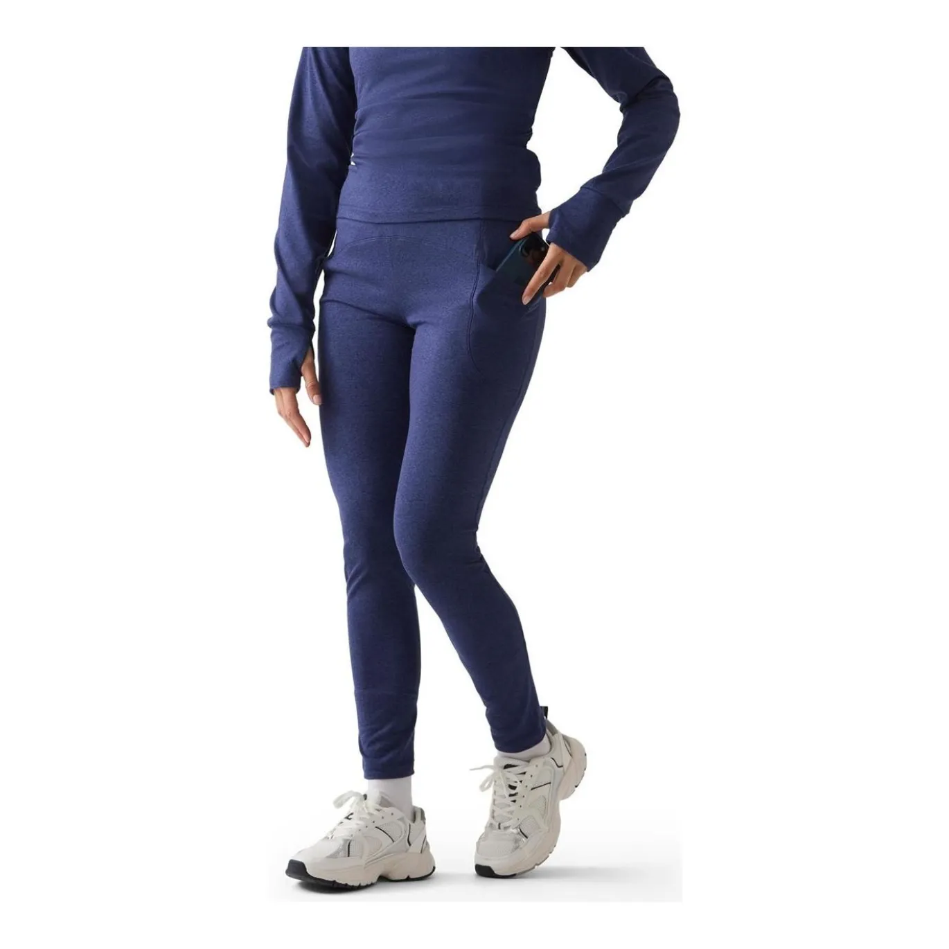 CCM Byxa Dam Oudoor Thermal Sr Heather Blue
