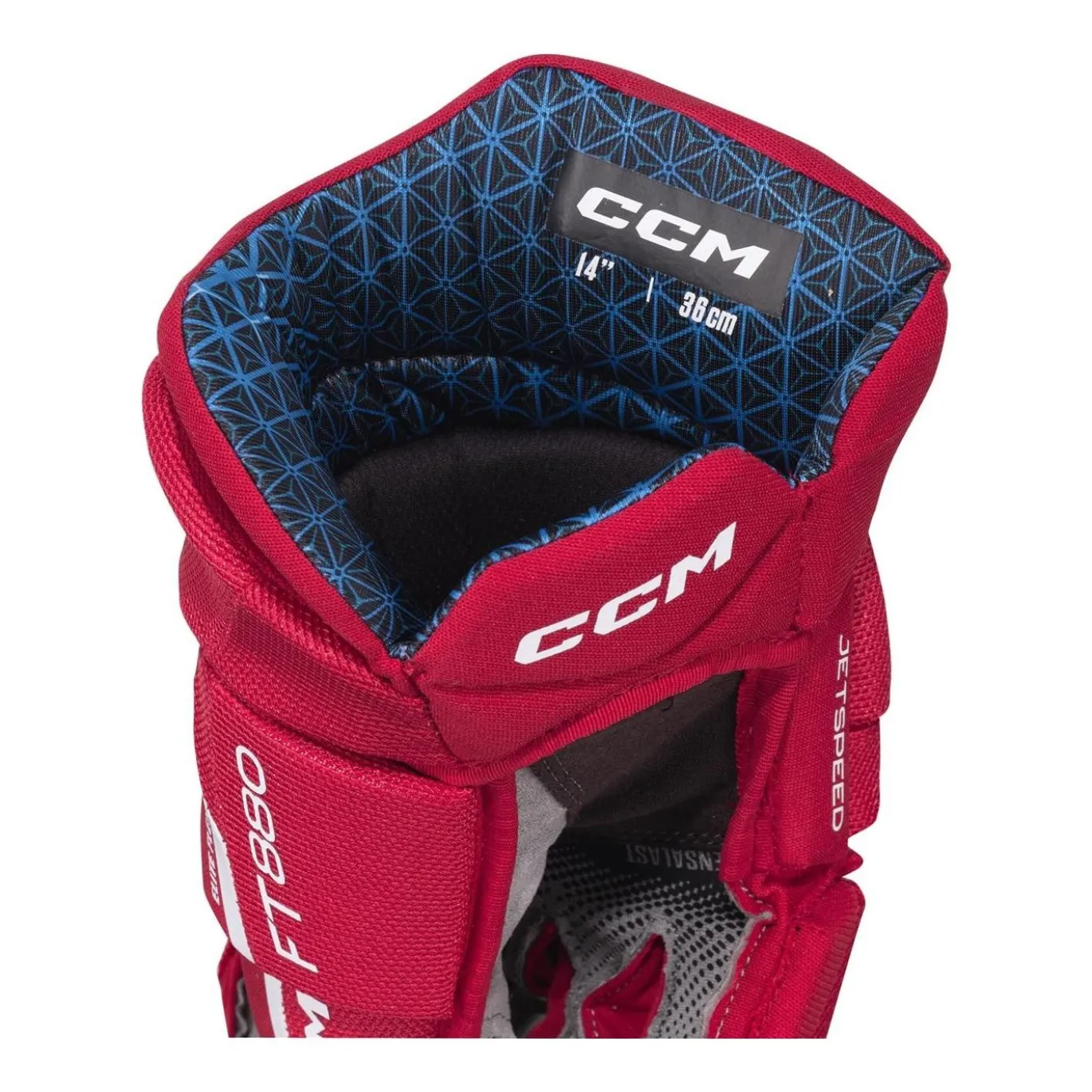 CCM Hockeyhandskar Jetspeed FT880 Sr Red/White