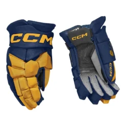 CCM Hockeyhandskar Jetspeed FT8 Sr Navy/Sunflower