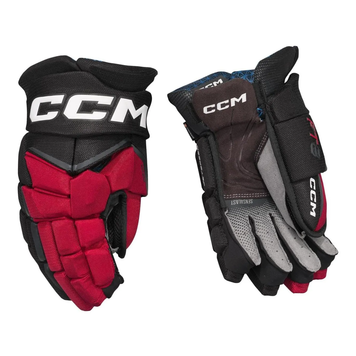 CCM Hockeyhandskar Jetspeed FT8 Sr Black/Red/White