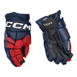 CCM Hockeyhandskar Jetspeed FT8 Pro Jr Navy/Red/White