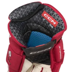 CCM Hockeyhandskar Jetspeed FT6 Jr Red/White