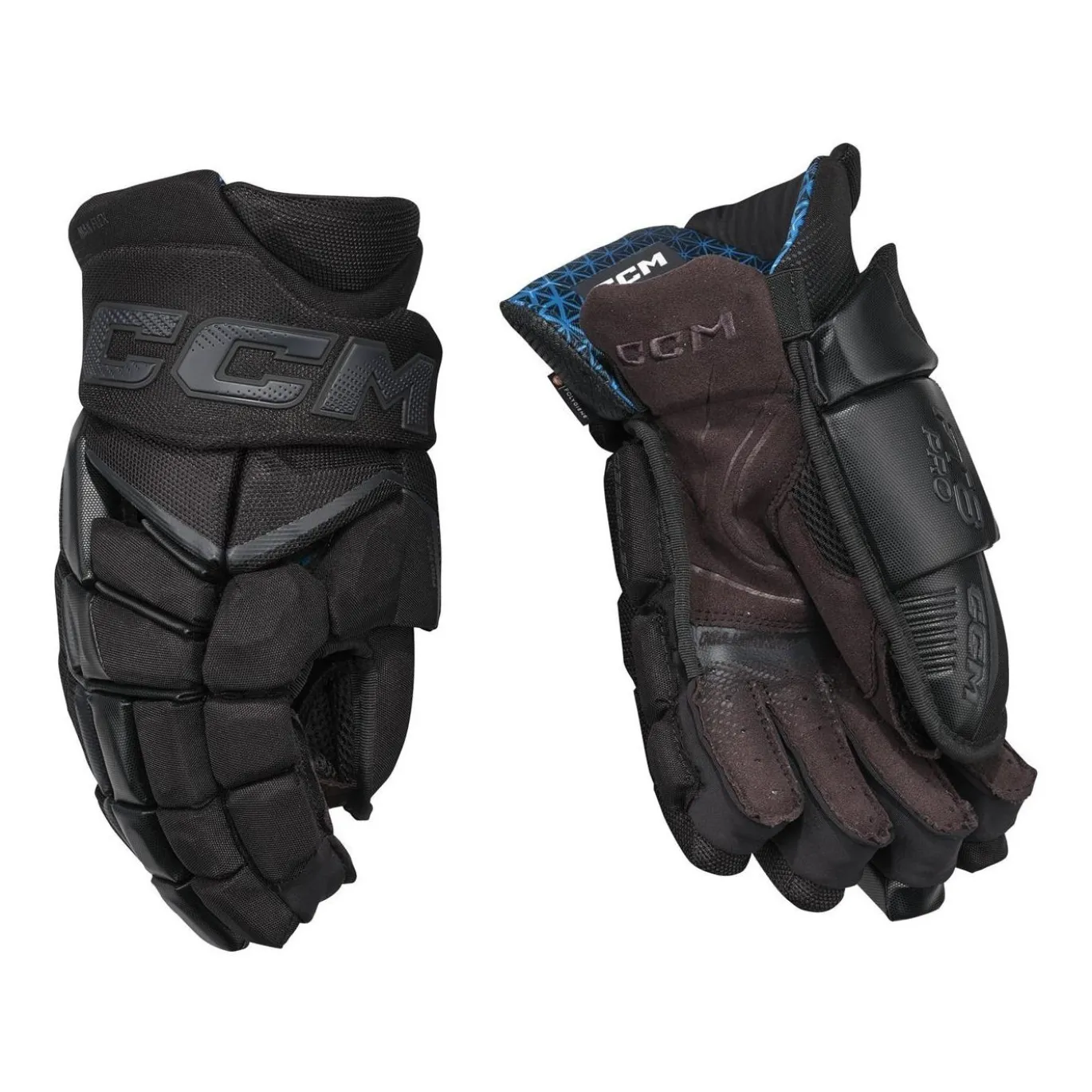 CCM Hockeyhandskar Jetspeed FT8 Pro Sr Black/Black