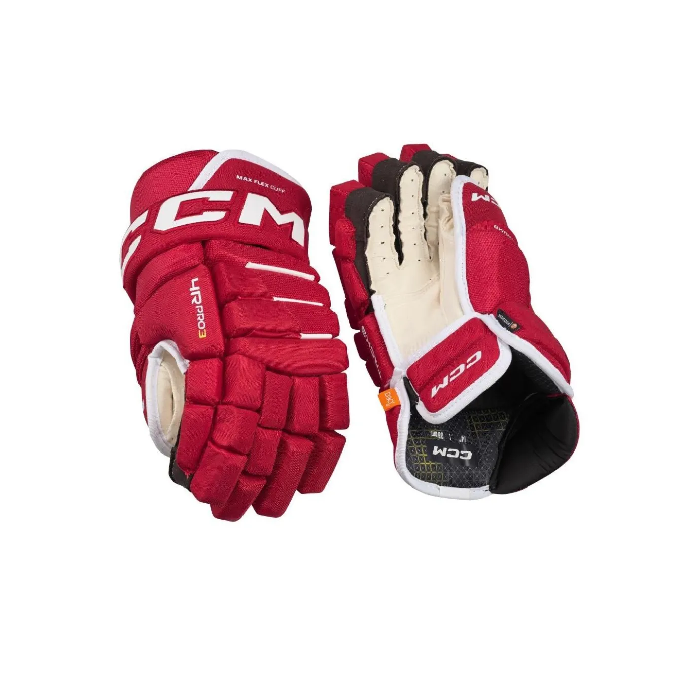 CCM Hockeyhandskar Tacks 4 Roll Pro 3 Sr Red/Red