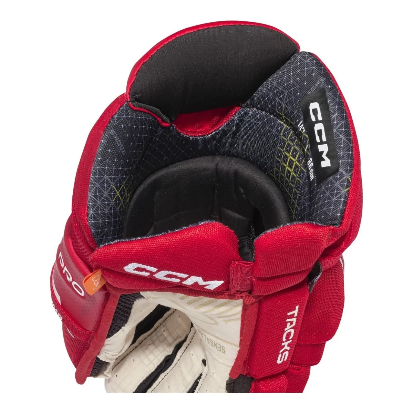 CCM Hockeyhandskar Tacks XF Pro Sr Red/White