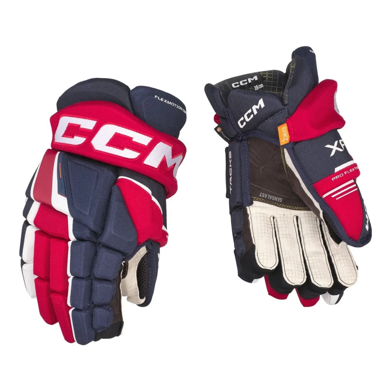 CCM Hockeyhandskar Tacks XF Sr Navy/Red/White