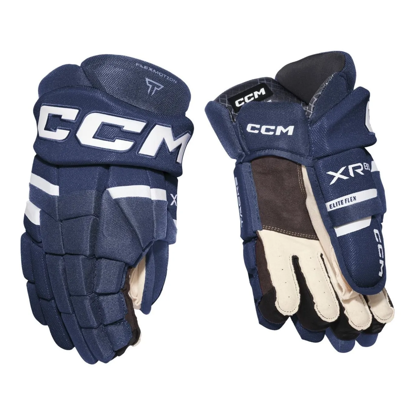 CCM Hockeyhandskar Tacks XR80 Sr Navy/White