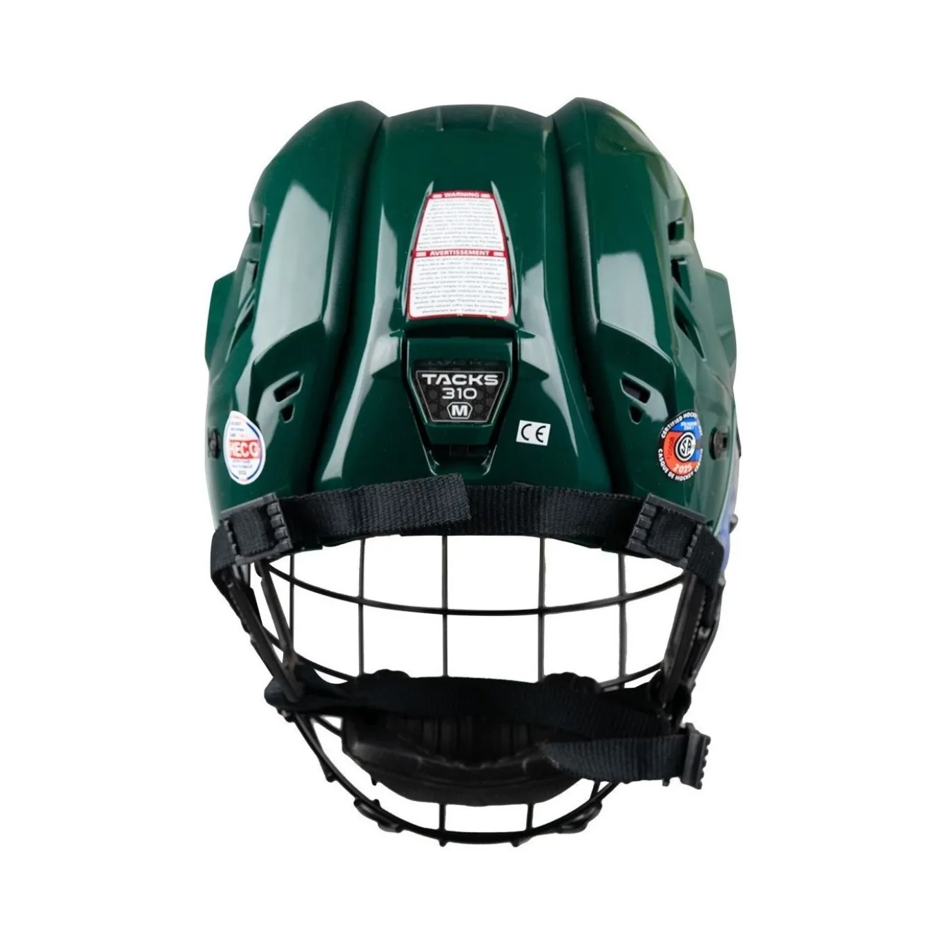CCM Hockeyhjälm 310 Combo Jr Dark Green