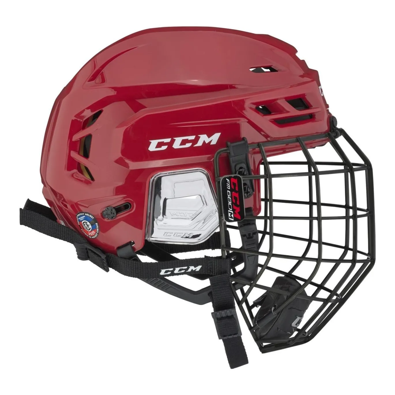CCM Hockeyhjälm 310 Combo Jr Red