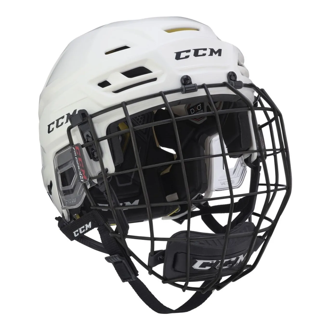 CCM Hockeyhjälm 310 Combo Jr White