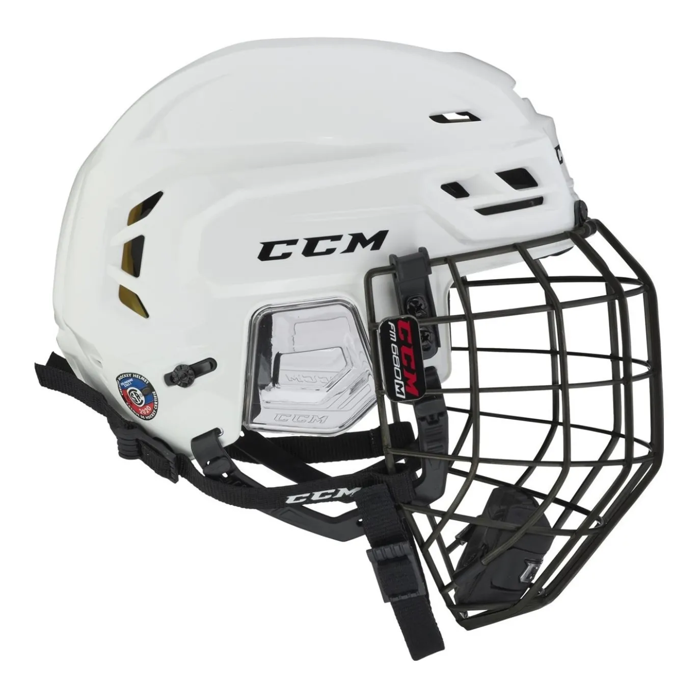 CCM Hockeyhjälm 310 Combo Sr White