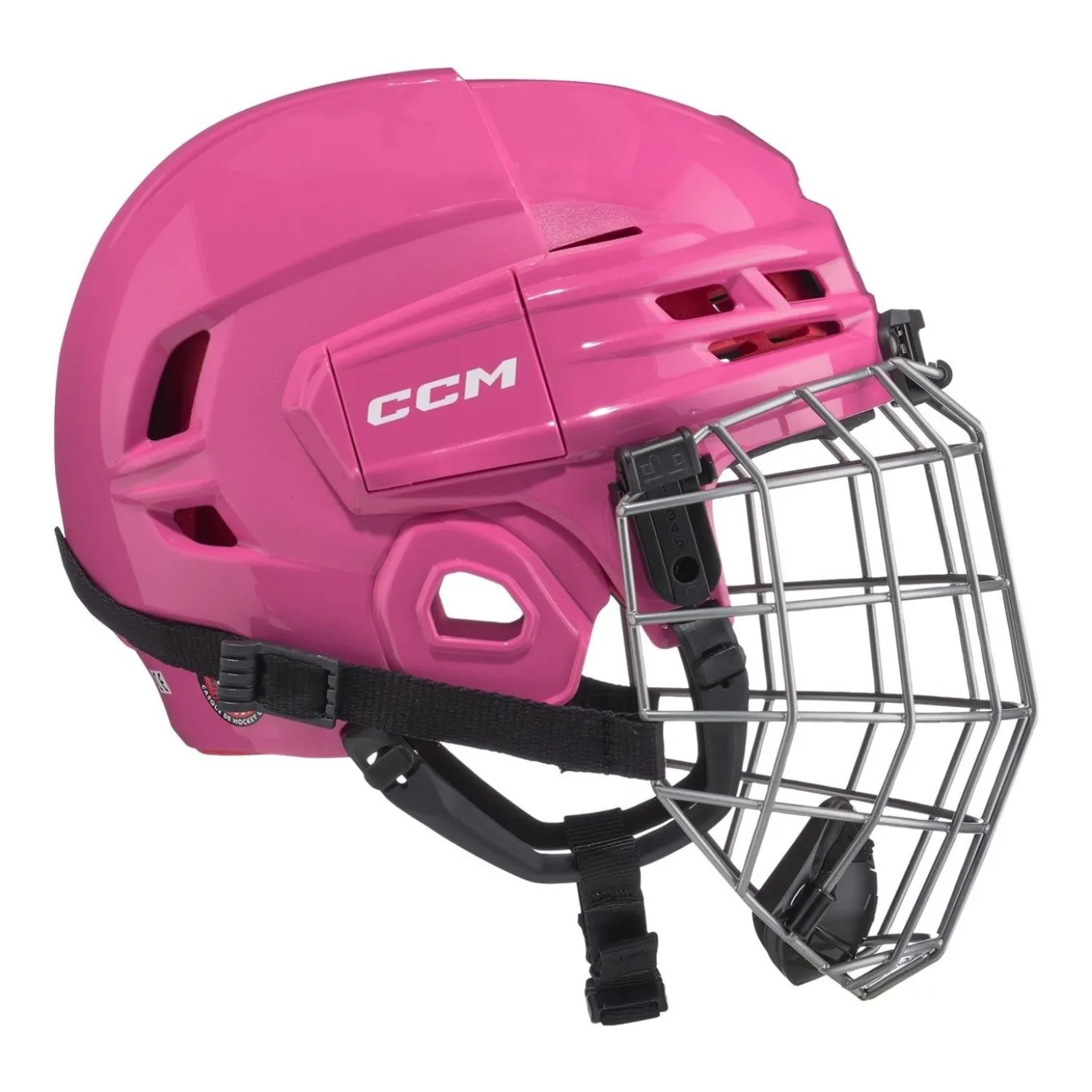CCM Hockeyhjälm Tacks 70 Combo Jr Rosa
