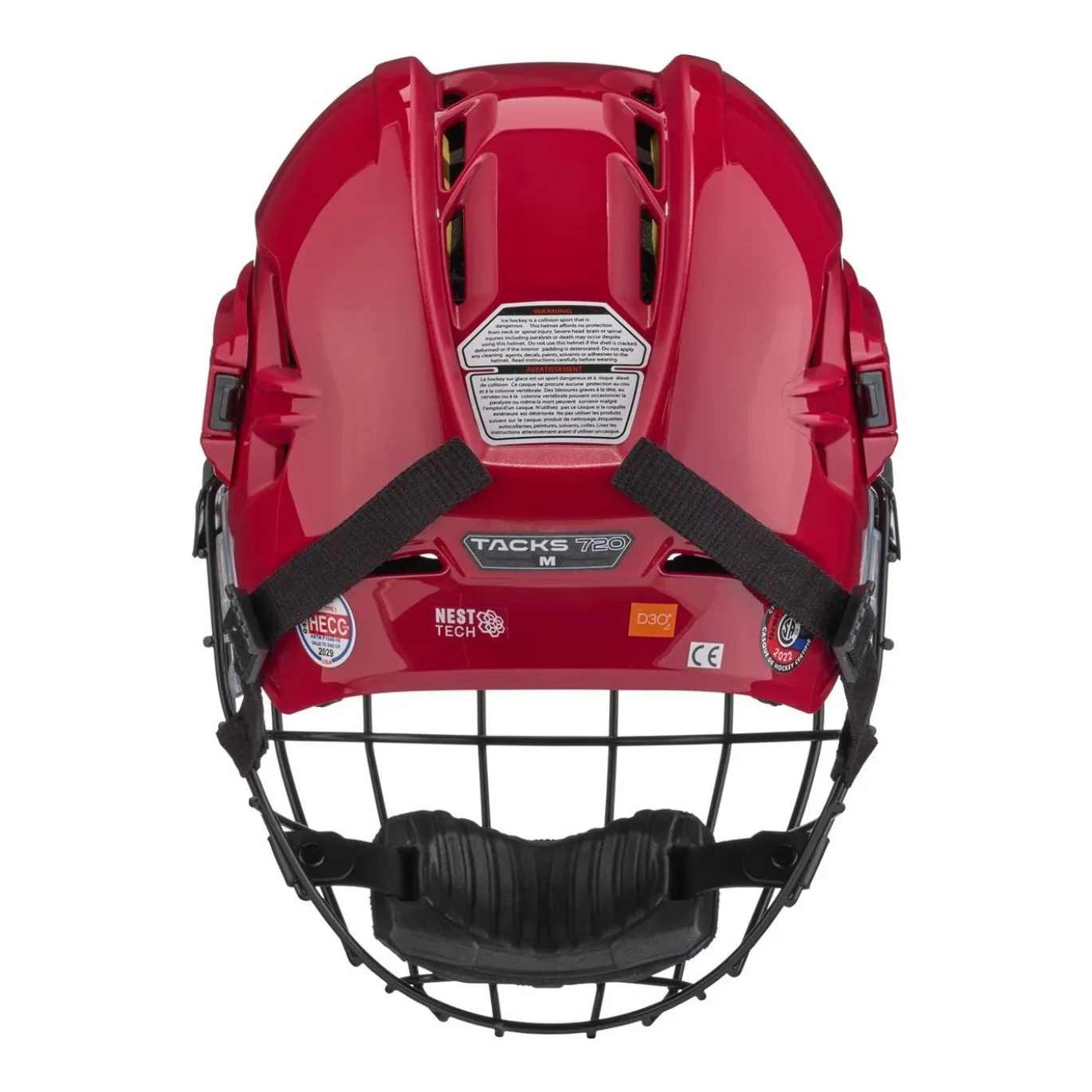 CCM Hockeyhjälm Tacks 720 Combo Red