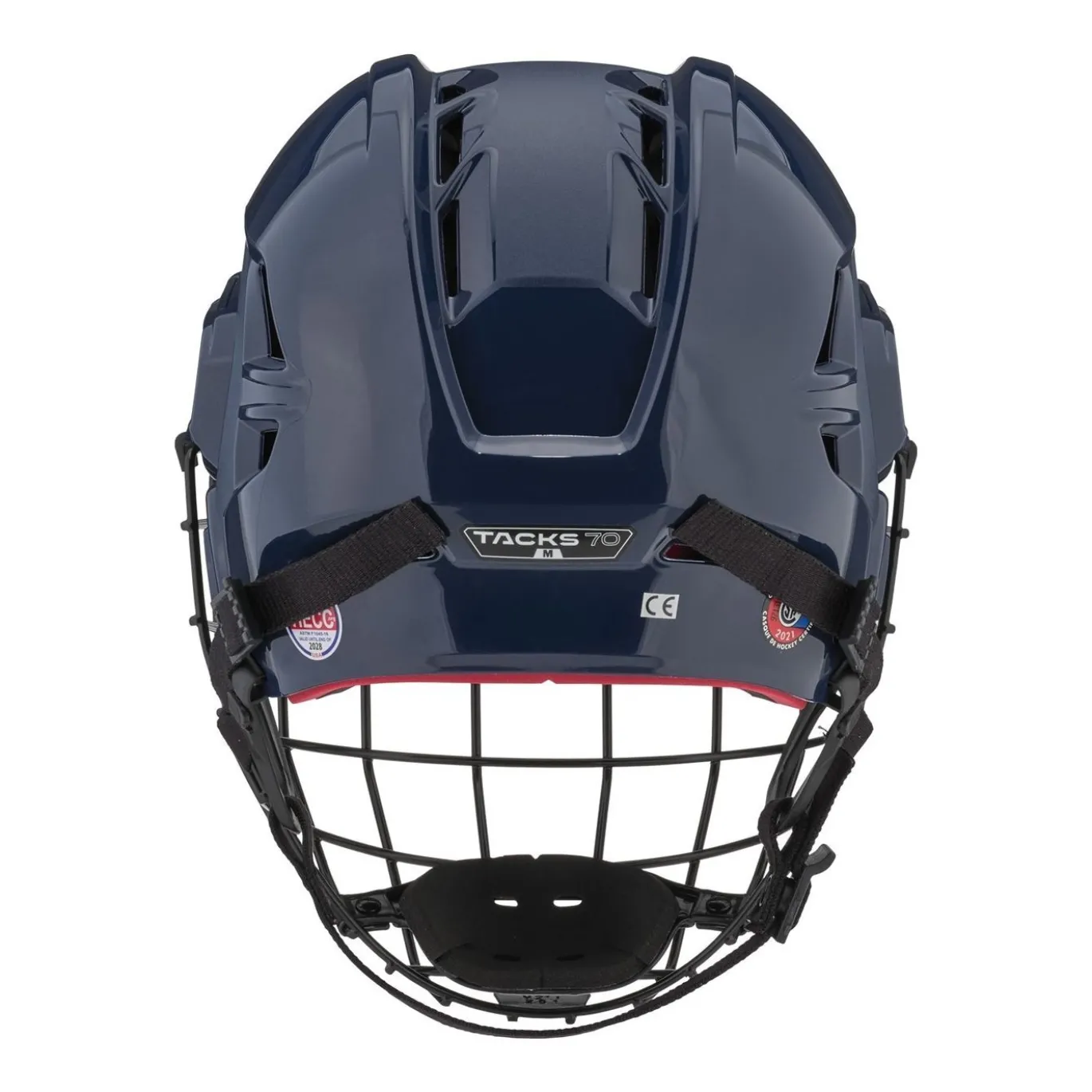 CCM Hockeyhjälm Tacks 70 Combo Sr Navy