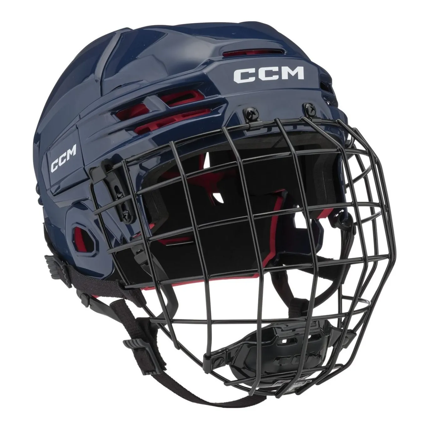 CCM Hockeyhjälm Tacks 70 Combo Sr Navy