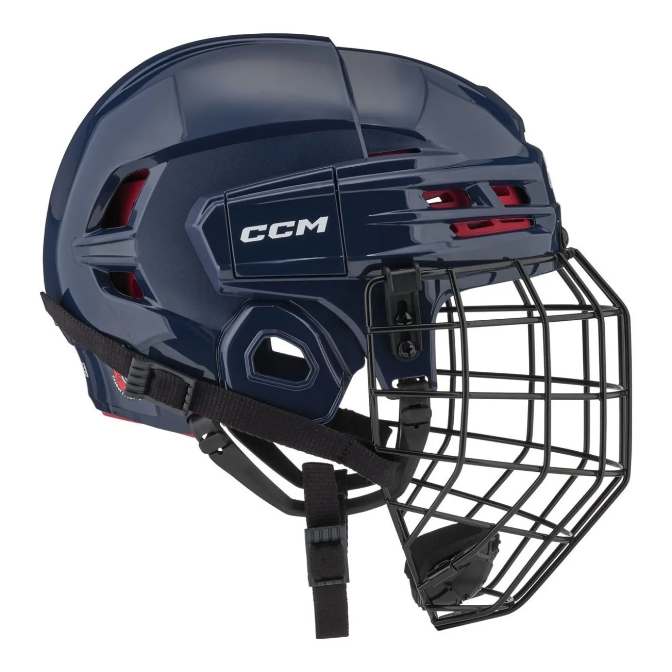 CCM Hockeyhjälm Tacks 70 Combo Sr Navy