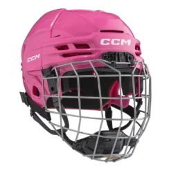 CCM Hockeyhjälm Tacks 70 Combo Yth Rosa