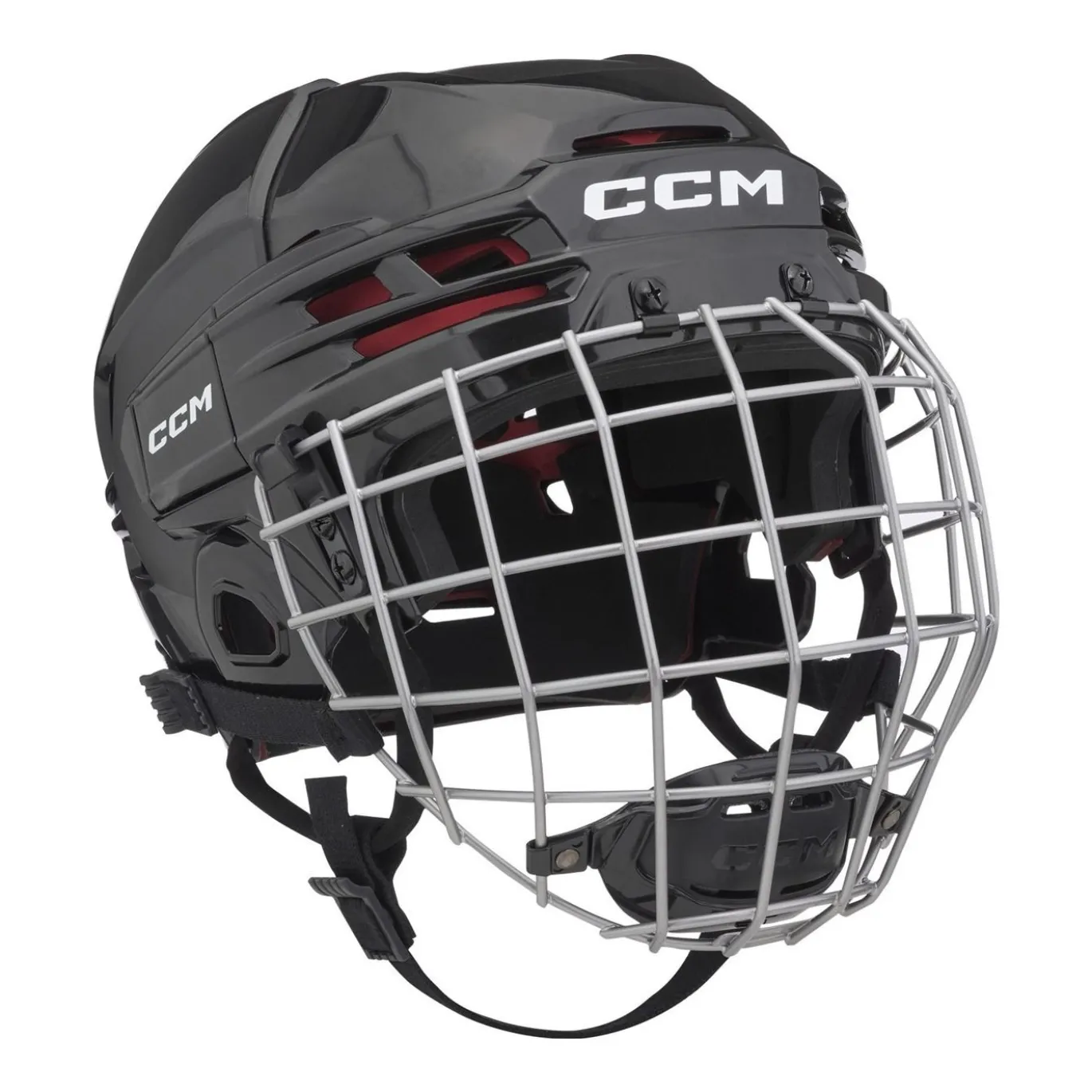 CCM Hockeyhjälm Tacks 70 Combo Yth Svart