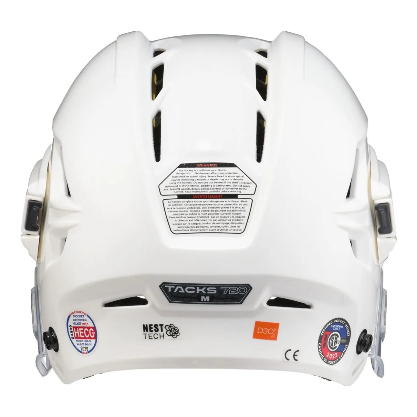 CCM Hockeyhjälm Tacks 720 Sr White