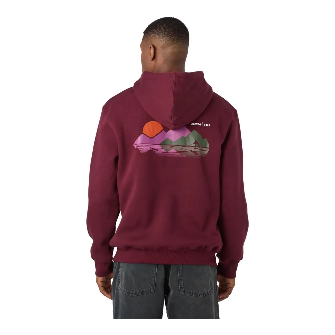 CCM Hoodie Winter Sr Dark Cherry
