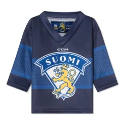 CCM Matchtröja Replica Team Finland Yth Navy