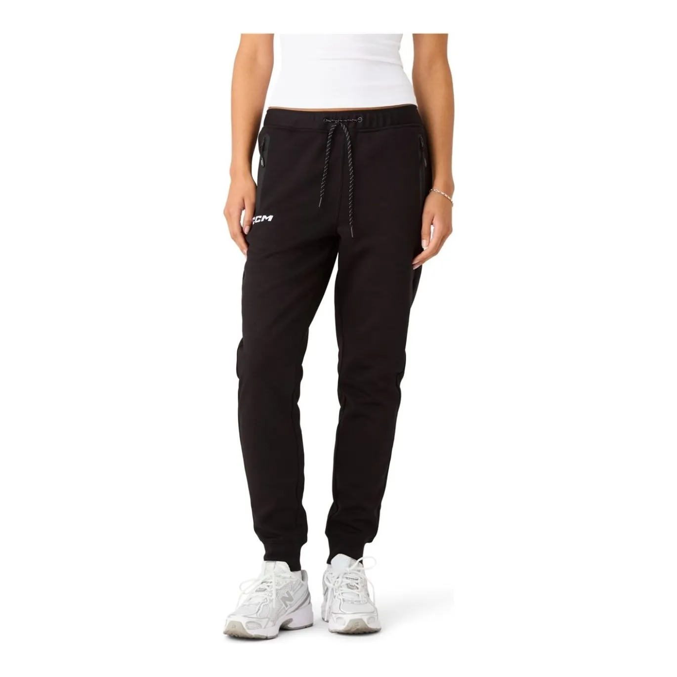 CCM Mjukisbyxor Locker Room Cuffed Womens Sr Black