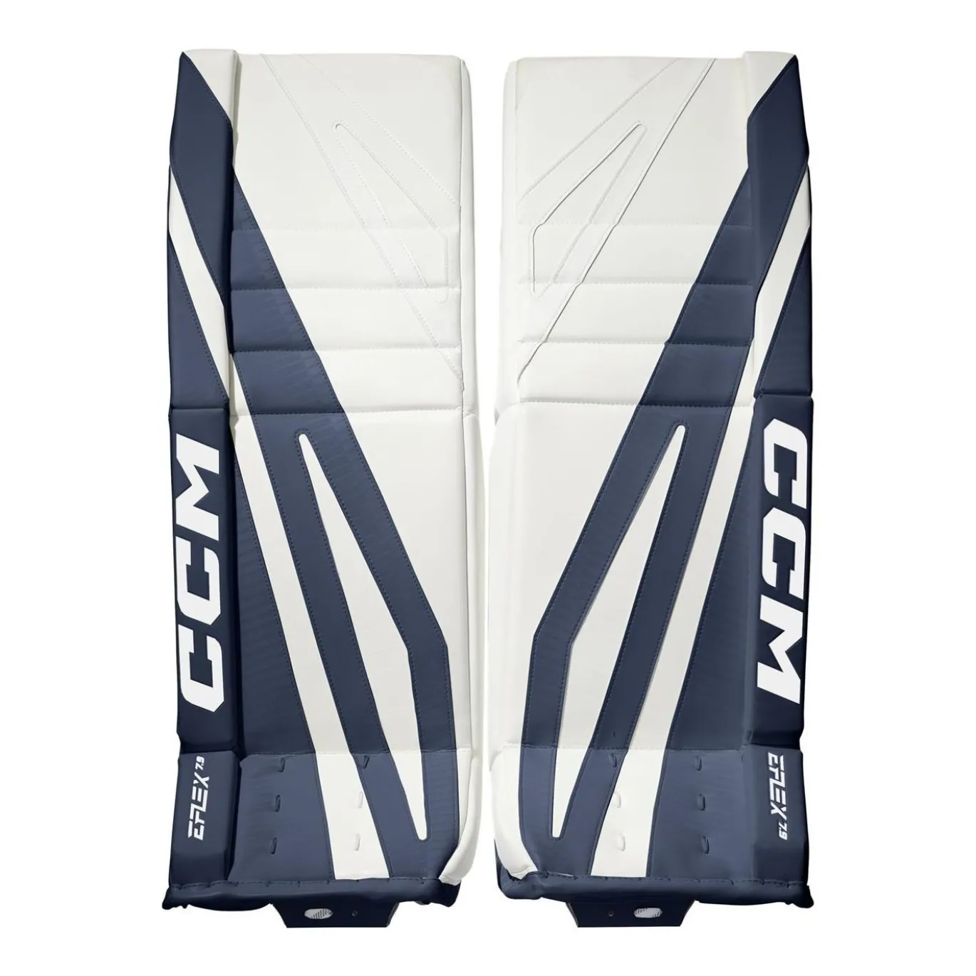 CCM Målvaktsbenskydd EFLEX 7.9 Int White/Navy