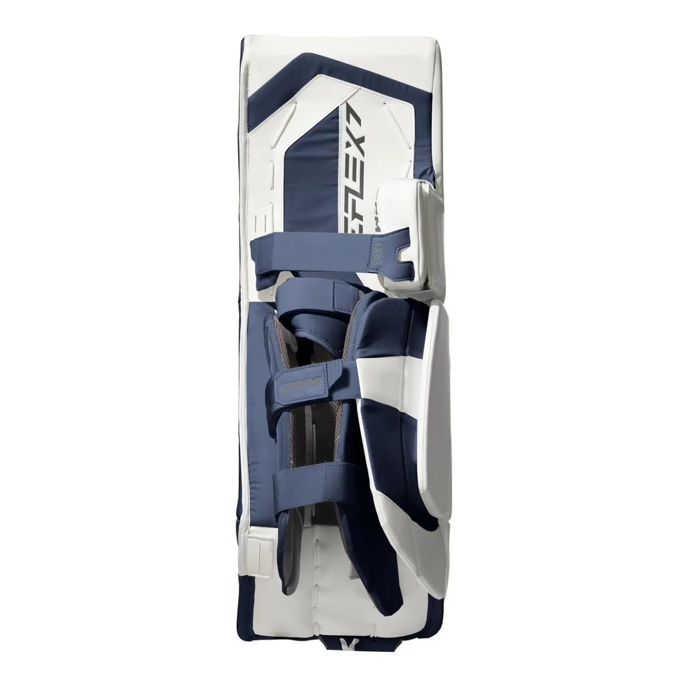 CCM Målvaktsbenskydd EFLEX 7.9 Sr White/Navy