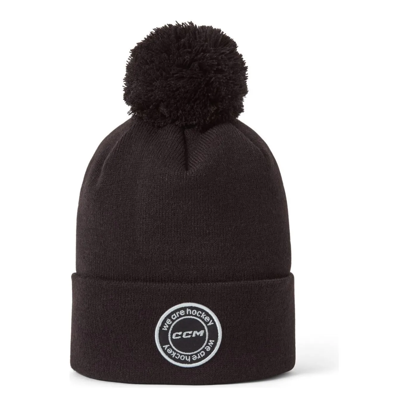 CCM Mössa Pom Knit Beanie Black