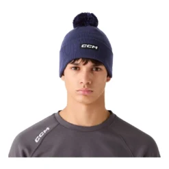 CCM Mössa Pom Knit Team Navy