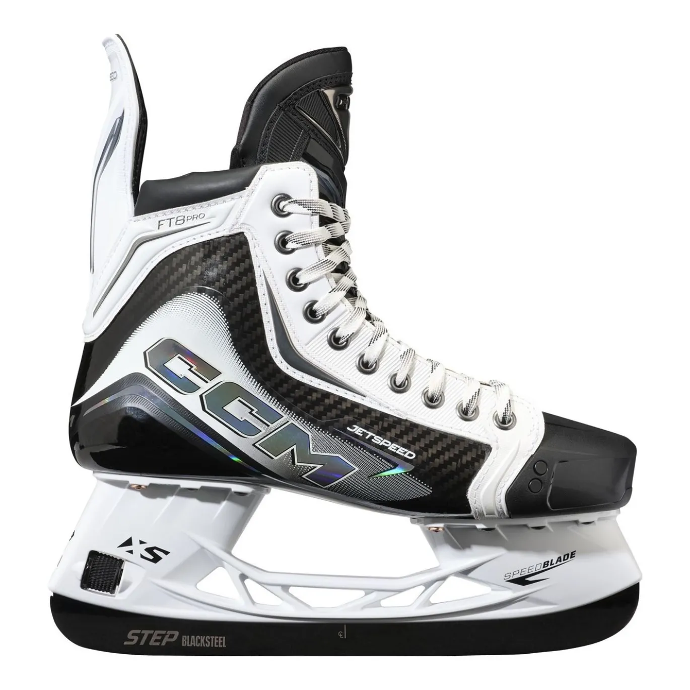 CCM Skridskor Jetspeed FT8 Pro White Sr
