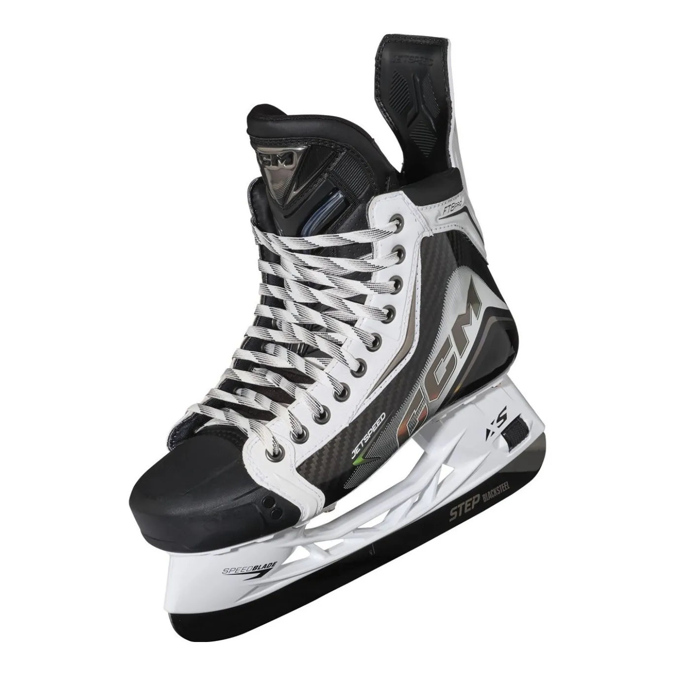 CCM Skridskor Jetspeed FT8 Pro White Sr