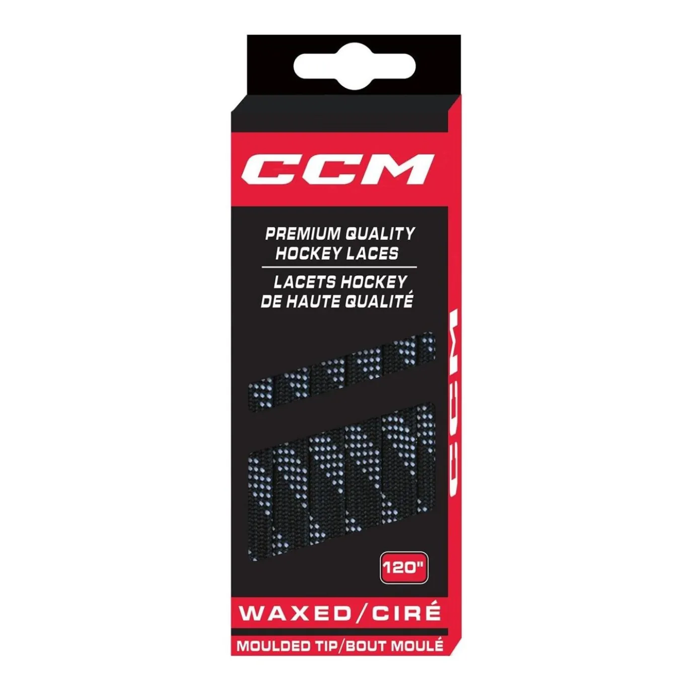 CCM Skridskosnören Vaxade Black